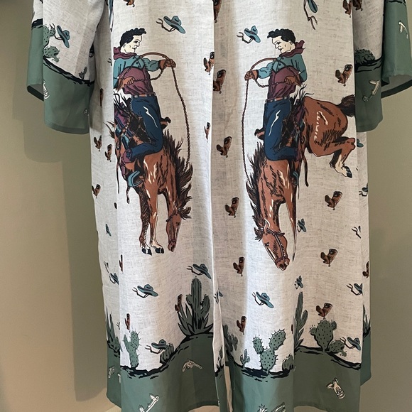 Tasha Polizzi Duster Cowgirl Print - Picture 2 of 7